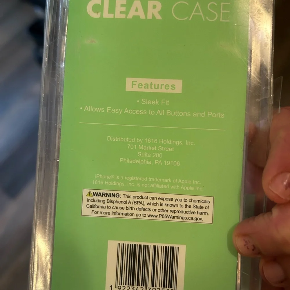 CaseGear clear phone case